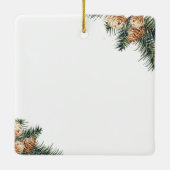 ブライトメリークリスマスリースホリデー セラミックオーナメント (裏面)