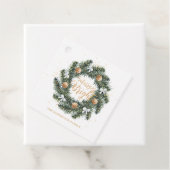 ブライトメリークリスマスリースホリデー フェイバータグ (インサイチュ)