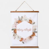 ブライトメリーシトラスホリデーウォール 吊り下げ型タペストリー (正面)