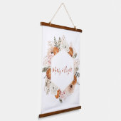 ブライトメリーシトラスホリデーウォール 吊り下げ型タペストリー (傾斜あり)