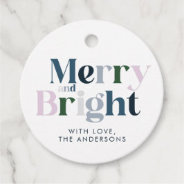 ブライトメリータイポグラフィフォントクリスマス フェイバータグ