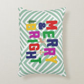 ブライトメリーパインツリートインデア雪だるま アクセントクッション (正面(垂直))