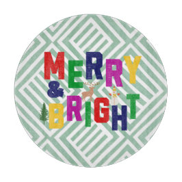 ブライトメリーパインツリートインデア雪だるま カッティングボード