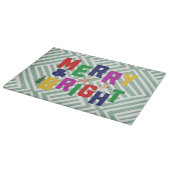 ブライトメリーパインツリートインデア雪だるま カッティングボード (角)