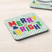 ブライトメリーパインツリートインデア雪だるま コースター (左側)