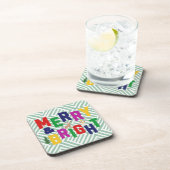 ブライトメリーパインツリートインデア雪だるま コースター (右側)