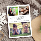 ブライトメリーフォトクリスマスホリデー誕生 案内状