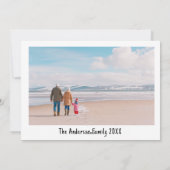 ブライトメリーフォトフラットホリデーカード シーズンカード (裏面)