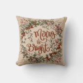 ブライトメリーベリーリースインスピレーション装飾用クッション クッション (正面)