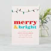 ブライトメリーホリデークリスマス招待状 招待状 (スタンド正面)