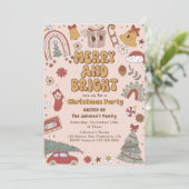 ブライトメリーレトロクリスマスホリデーパーティー 招待状 (スタンド正面)