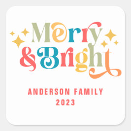 ブライトメリーレトロファカラフルミリ スクエアシール