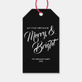 ブライトメリー・クリスマス・ホリデー・ギフト・ラベル ギフトタグ (正面)