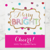 ブライトメリー・ホリデー・ワインラベル ワインラベル (シングルラベル)