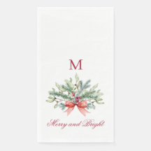 ブライトメリー・レッド・モノグラム・ホリデー・グリーナリー