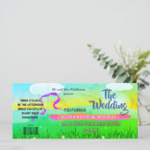 ブライトモダンフェスティバルウェッジフェスト結婚式招待状 (スタンド正面)