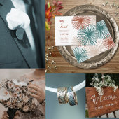 ブライトモダン抽象芸術ダークティール(緑がかった色)銅ビスクギ フェイバータグ