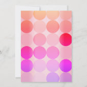 ブライトモダン誕生日招待状 招待状 (裏面)