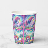 ブライトユニコーンパーティーカップ – set 3 紙コップ (右)