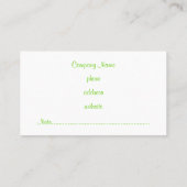 ブライトライム名刺 名刺 (裏面)