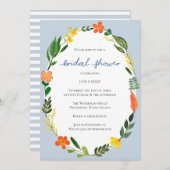 ブライトリースシャワー招待状 セーブザデート (正面/裏面)