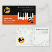 ブライトレイヤーズ遊ピアノ鍵ミュージック先生 名刺 (正面/裏面)