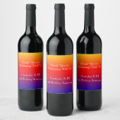 ブライトレインボーアニバーサリーパーティー ワインラベル (ボトル)