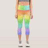 ブライトレインボーウィズサークルCapriレギンス カプリレギンス (正面)