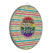 ブライトレインボーストライプゲイ；ブラザー ダーツボード (正面左)