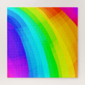 ブライトレインボーデザインすごい懸命 ジグソーパズル (横)