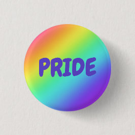 ブライトレインボープライドピンオンボタン 缶バッジ