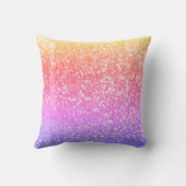 ブライトレインボーマーメイドスタイル2デザインあなたが決定 クッション (裏面)