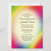 ブライトレインボー結婚式招待状 招待状 (正面)