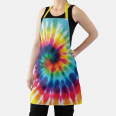 ブライトレインボー絞り染め エプロン (インサイチュ)