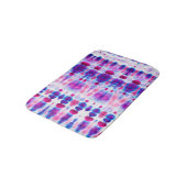 ブライトレッドイエロー抽象芸術アート バスマット (アングル)