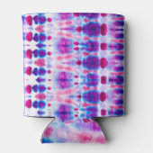 ブライトレッドイエロー抽象芸術アート 缶クーラー (裏面)