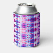 ブライトレッドイエロー抽象芸術アート 缶クーラー (缶裏面)