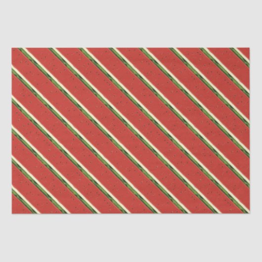 ブライトレッドウォーターカラースイカティッシュペーパー 薄葉紙 (正面)