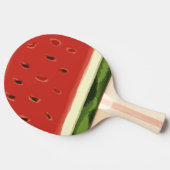 ブライトレッドウォーターカラースイカ卓球ラケット 卓球ラケット (横)
