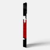 ブライトレッドガーベラデイジーオンブラック Case-Mate iPhoneケース (裏面 / 右)