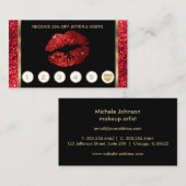 ブライトレッドグリッターリップスロイヤリティ ロイヤリティカード (正面/裏面)