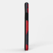 ブライトレッドチューリップonブラックiPhone 5ケース Case-Mate iPhoneケース (裏面/右)