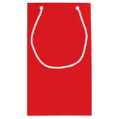 ブライトレッドバレンタインデー抱き枕 スモールペーパーバッグ (裏面)