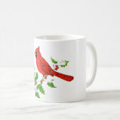 ブライトレッドホリデイ（鳥）ショウジョウコウカンチョウ コーヒーマグカップ (正面右)