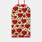 ブライトレッドロマンチックハート ギフトタグ (裏面)