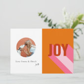 ブライトレトロカラフルジョイビッグサークルフレームフォト シーズンカード (スタンド正面)