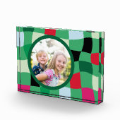 ブライトレトロ格子状ラウンド フォトブロック (右)