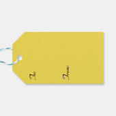 ブライトレモンイエローギフトラベル ギフトタグ (裏面横)