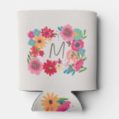 ブライトワイルドフラワーブライダルシャワーパーティー 缶クーラー (裏面)