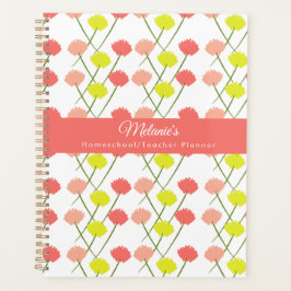 ブライトワイルドフラワー先生スクールホームスクール プランナー手帳